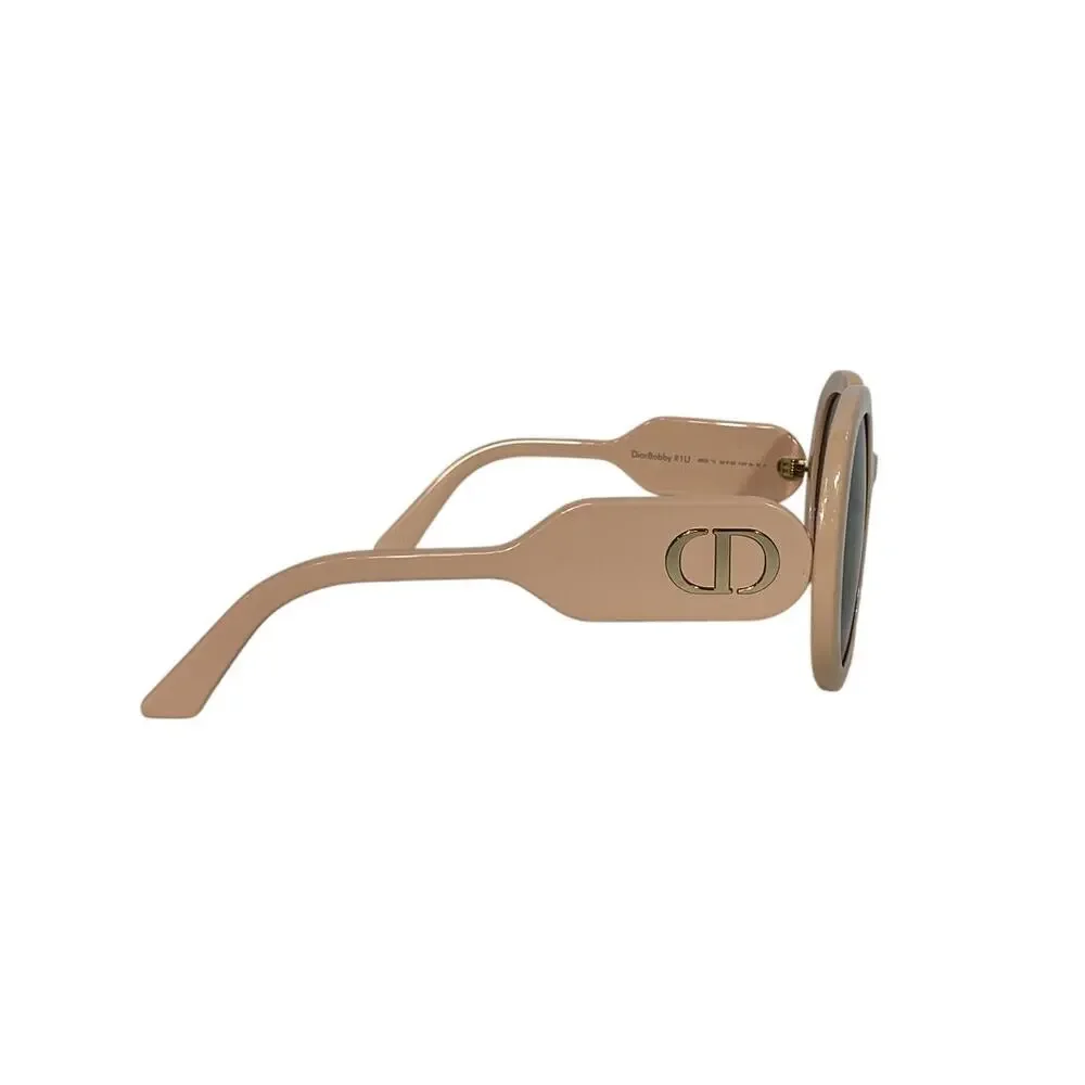 Dior Retro Shiny Pink Green 56mm Oval Sunglasses